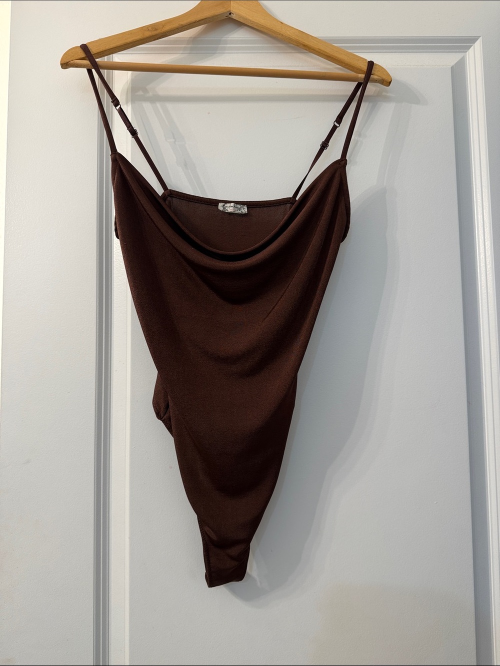 Free people cowl neck bodysuit